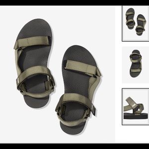 2 pairs of vs pink festival sandals